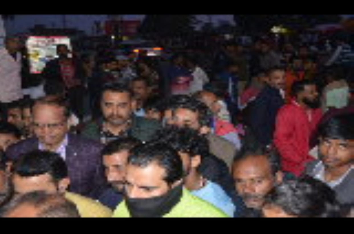 Worker of Factory Held Protest