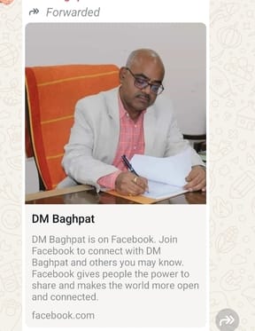 Attempt to cheat people by creating fake ID of DM