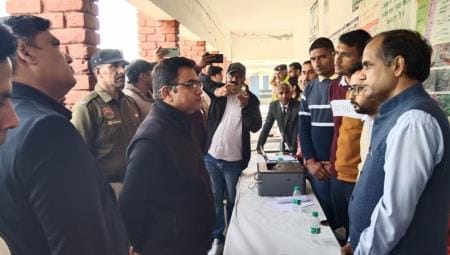 Information about government schemes was given by setting up a stall in the mega service camp.
