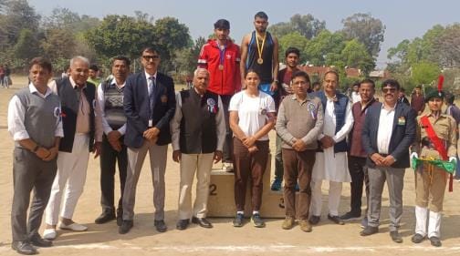 Prince was the best athlete among boys and Vanshika in the girls category