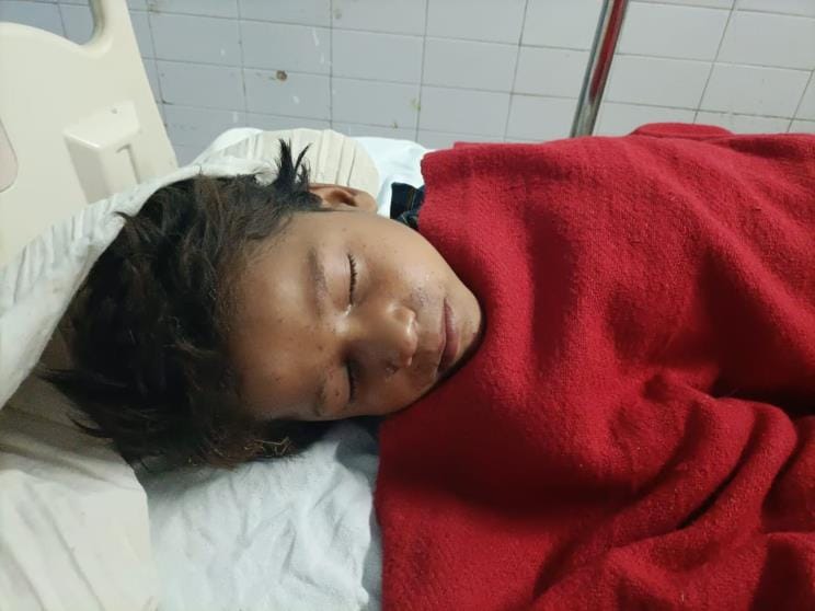 Child burnt to death after being hit while bursting a firecracker