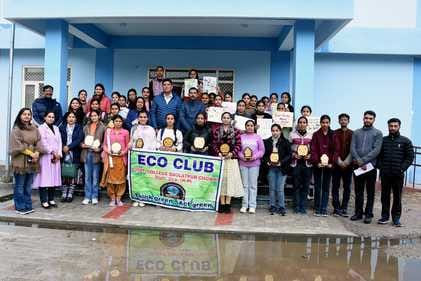 Aakriti first in poster making competition