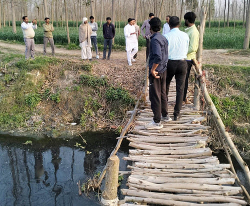 When will we be able to get rid of the wooden bridge on the Hindon river