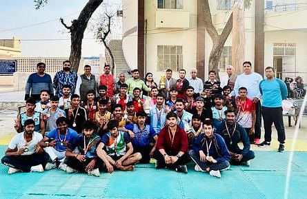 Saini College got first place in Kho-Kho competition