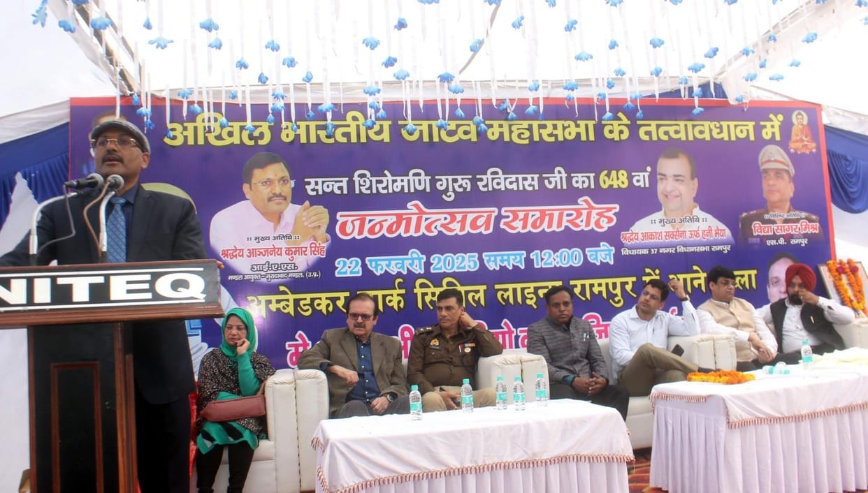 UP: Commissioner Anjaneya will be known for beautifying Moradabad city, original cadre relieved to Sikkim