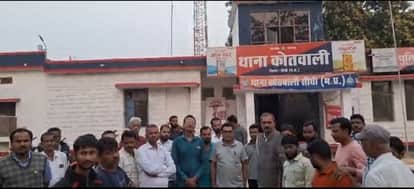 Assault with electricity company employees