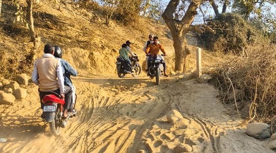 Road construction under the bridge of Sot river has not started even after two months