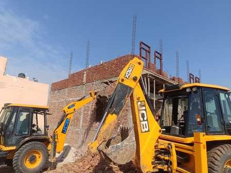 DTP runs bulldozer on illegally developed colony