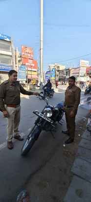 Strict action against those who burst firecrackers with bullets, challan issued and also impounded