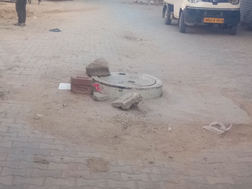 Rugged system... more than 10 manhole covers up and down the road