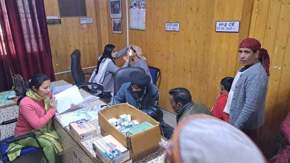 One day eye camp organized in Dalash