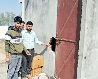 Theft in Panchayat Bhawan along with Fertilizer and Seed Shop