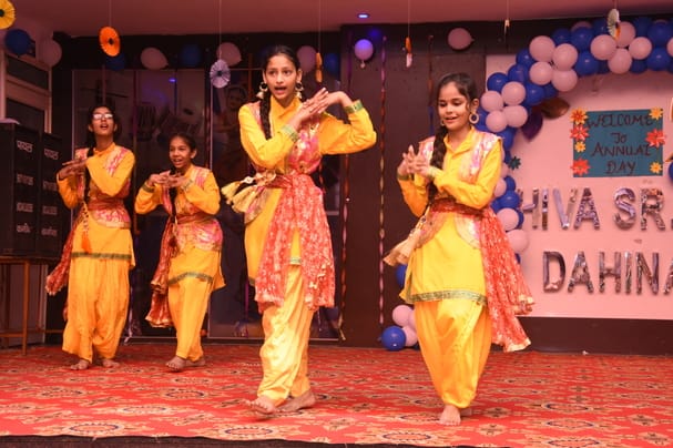 The audience was captivated by the presentation of Rajasthani and Punjabi dance.
