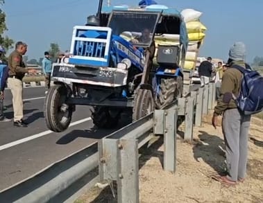 The driver died after jumping from the tractor and coming under the wheels of the trolley
