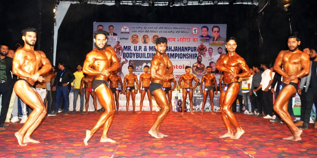 Amroha's rich Mr. UP, India won the title of Mr. Shahjahanpur