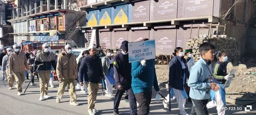 Sant Nirankari Mandals launched cleanliness campaign in Kinnaur