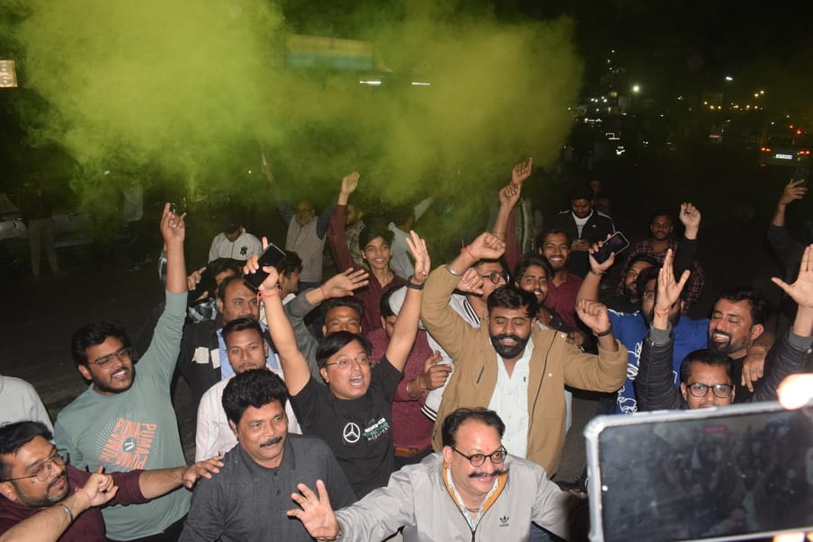 Champions Trophy: Celebrations in Lucknow on India's victory, CM congratulates the team; fireworks continued t