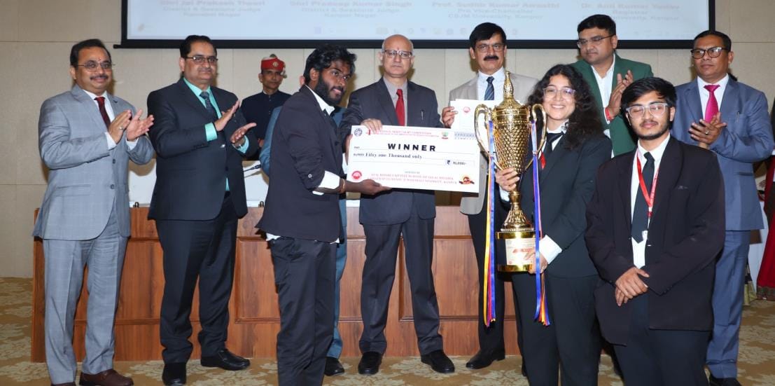 Chandigarh University won the moot court competition, got a prize of 51 thousand, Lucknow came second