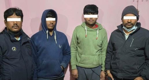 Four Indians arrested with five and a half kilos of silver and Rs 10 lakh in cash