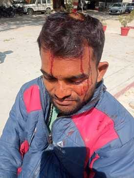 Sticks crackled between two sides, ten injured including former head, three seriously