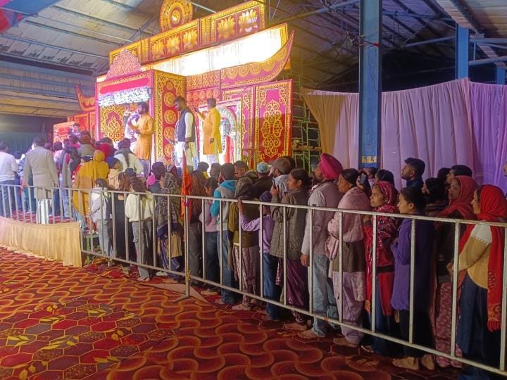 Devotees danced in Kirtan Mahotsav program