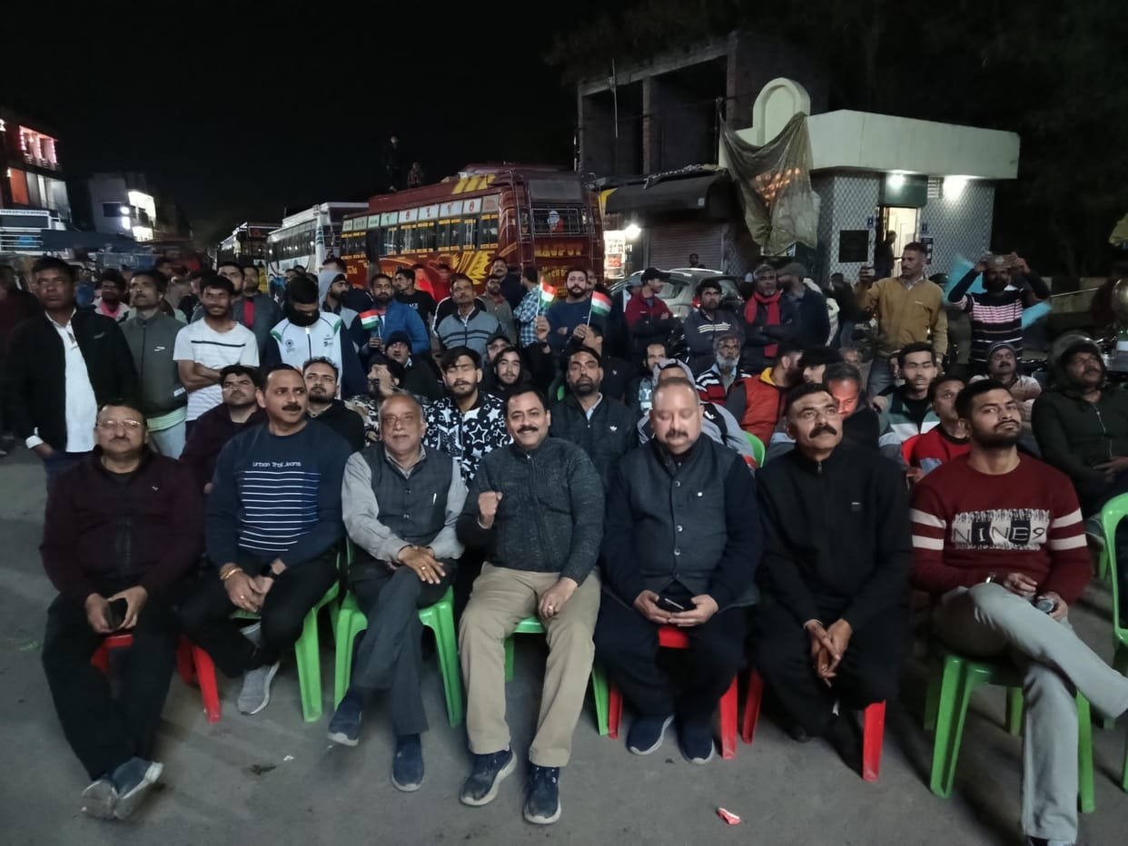 People celebrated India's victory