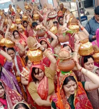Three-day idol life consecration ritual program held in the ancient Shiva temple