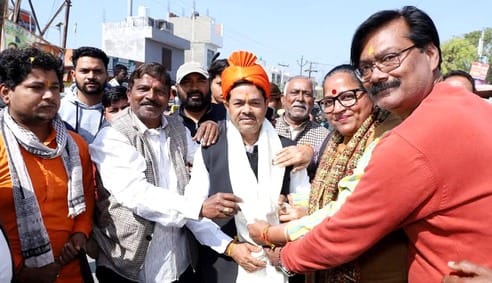 Union Minister laid the foundation stone of Maharana Pratap Chowk