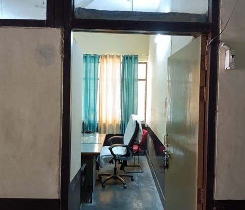 Name plate of administrative officer removed from room