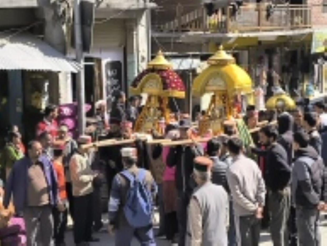 Deities Chhanjanu and Chhamanhu leave for Mahashivratri