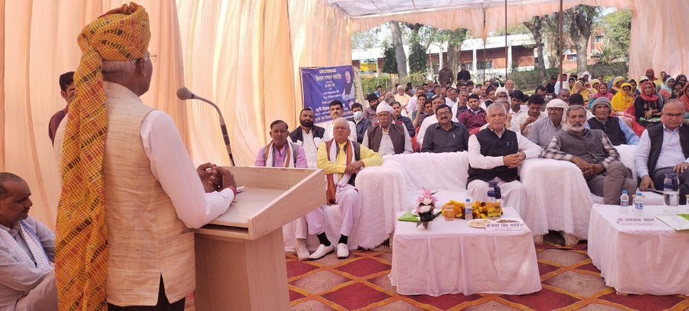 234 farmers of Mahendragarh region watched the live program of the Prime Minister.