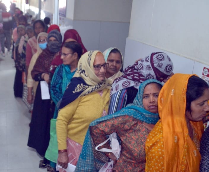 Patients upset due to absence of doctor from OPD