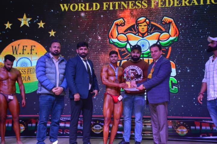 Piyush Raj of Bihar remained first in body building.