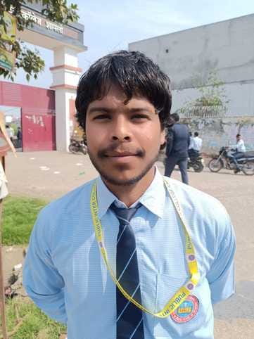 Candidates reached the examination center after walking two kilometers.