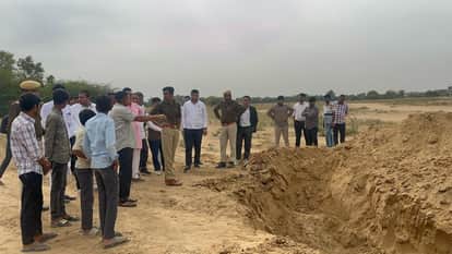 Jalore Six puppies were rescued alive after being buried in seven feet of sand for 22 hours in Sanchore