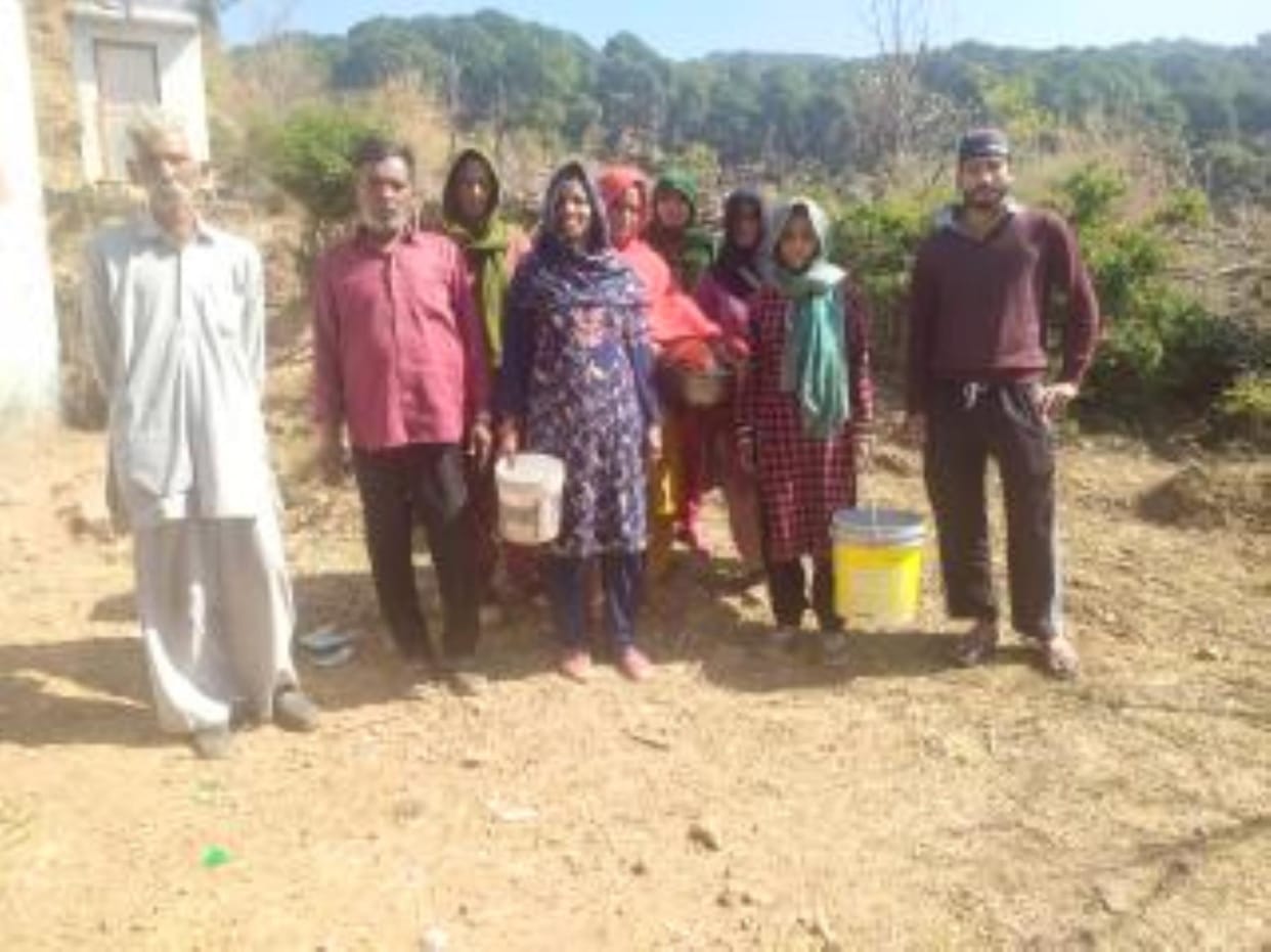 Water crisis in three villages since last five months