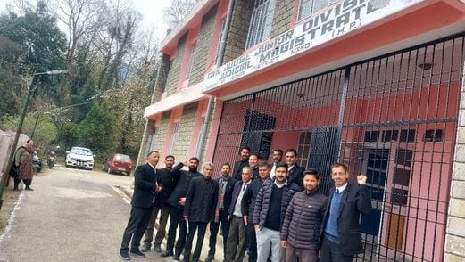 Lawyers on strike expressed anger by taking to the streets