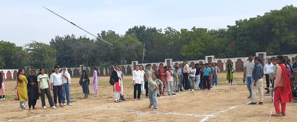 In the competition, the javelin thrown by Annu fell the farthest
