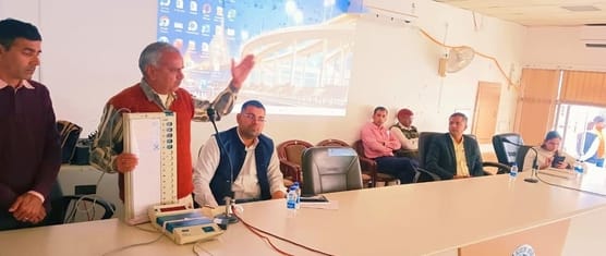 Rehearsal of presiding officer and polling parties regarding Napa elections
