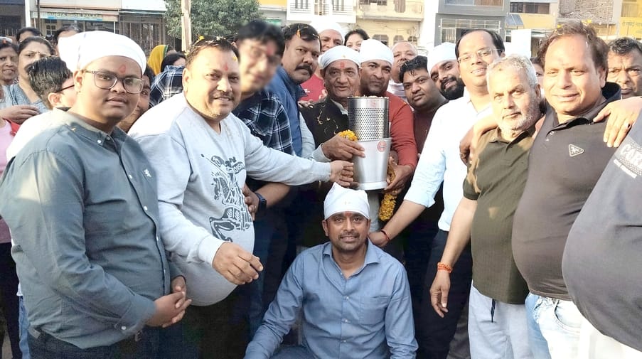 Akhand Jyot reached Safidon from Khatu Shyam Dham Chulkana