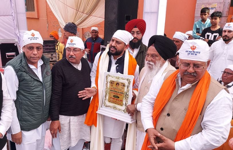 Kirtan congregation held on the occasion of second foundation day of Gurudwara Tikana Baba Banda Singh Bahadur