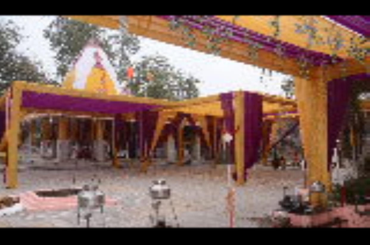 Aerwain Shiva Temple Decorated due to Mahashivratri
