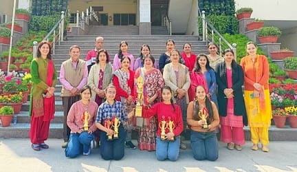 Welcomed the overall trophy winning team of the state level science exhibition