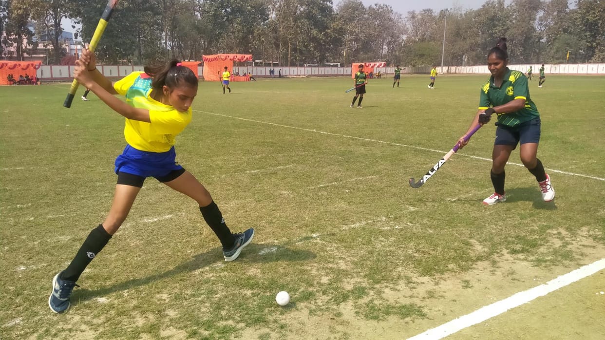 Players showed their talent in hockey competition