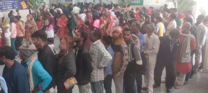 There was a fight to get the form made due to crowd in OPD