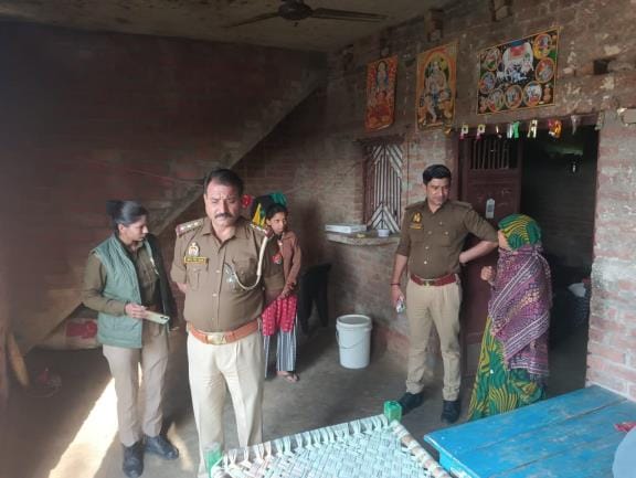 Miscreants entered the house posing as police, escaped with cash and jewellery.