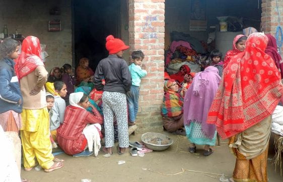 There was a fight with the husband in the evening... the married woman hanged herself at night