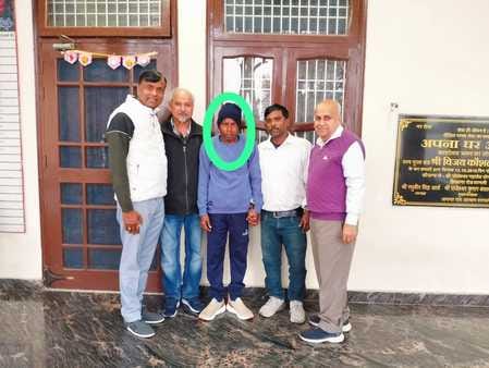 My eyes filled with tears when I met my family after two years.