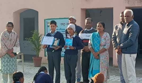 Student Harshi got first place in debate competition