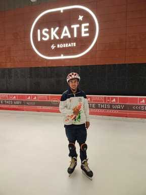 Tanshu will show his talent in ice speed skating